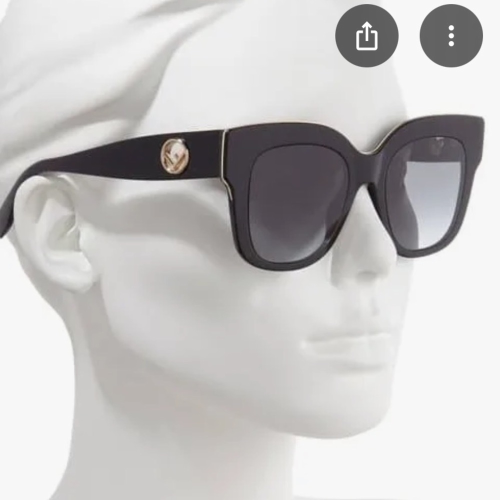 Fendi FF 0359/G/S Sunglasses (807 Black)